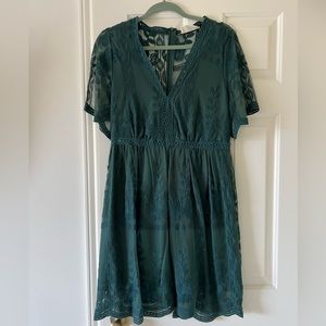 Bella ella light my fire lace mini dress